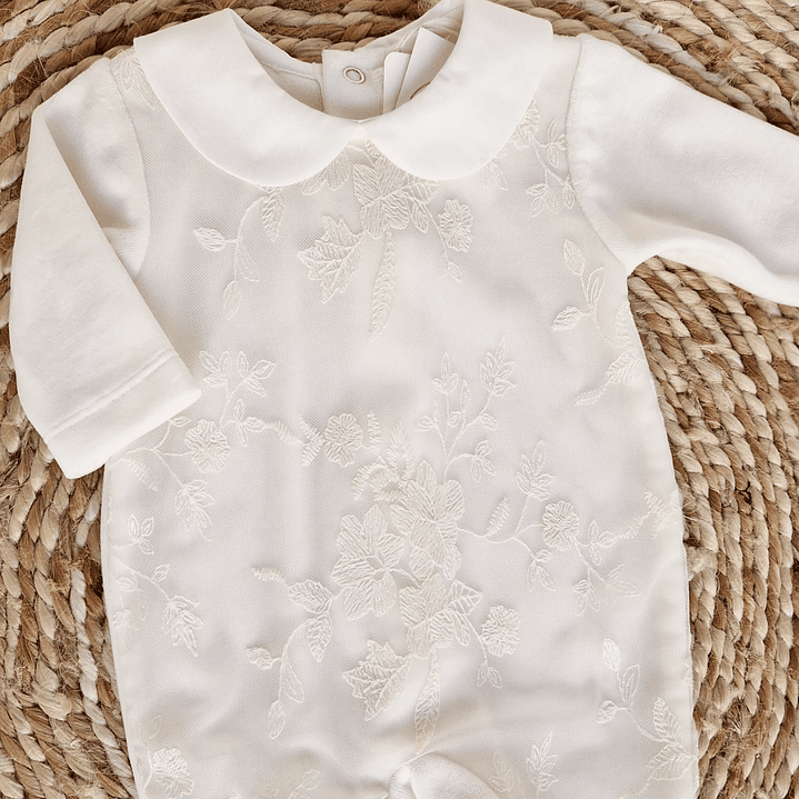 Babygrow com renda bordada BabyLai 4