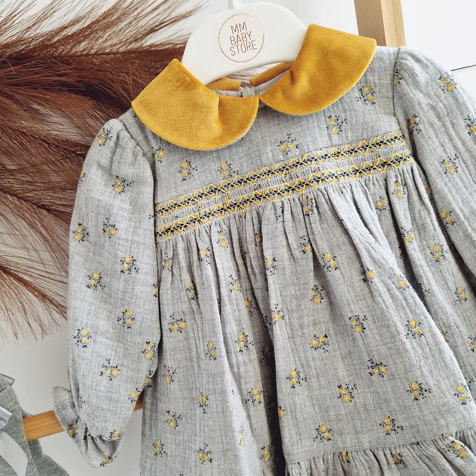 Vestido com flores BabyLai 6