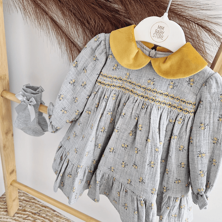 Vestido com flores BabyLai 7