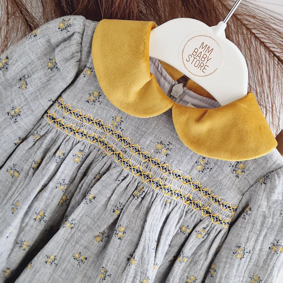 Vestido com flores BabyLai 4