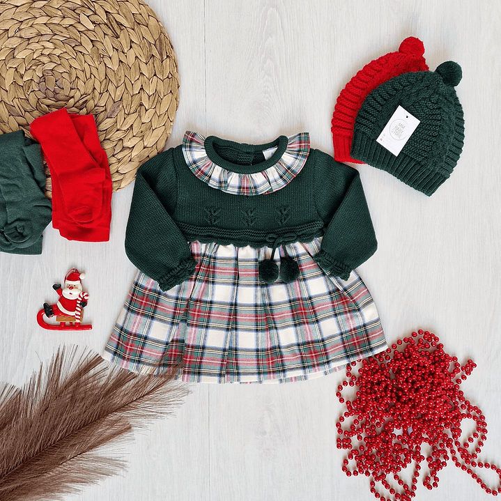 Vestido de xadrez 3M 2