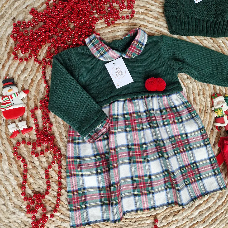 Vestido com xadrez Sardon  3