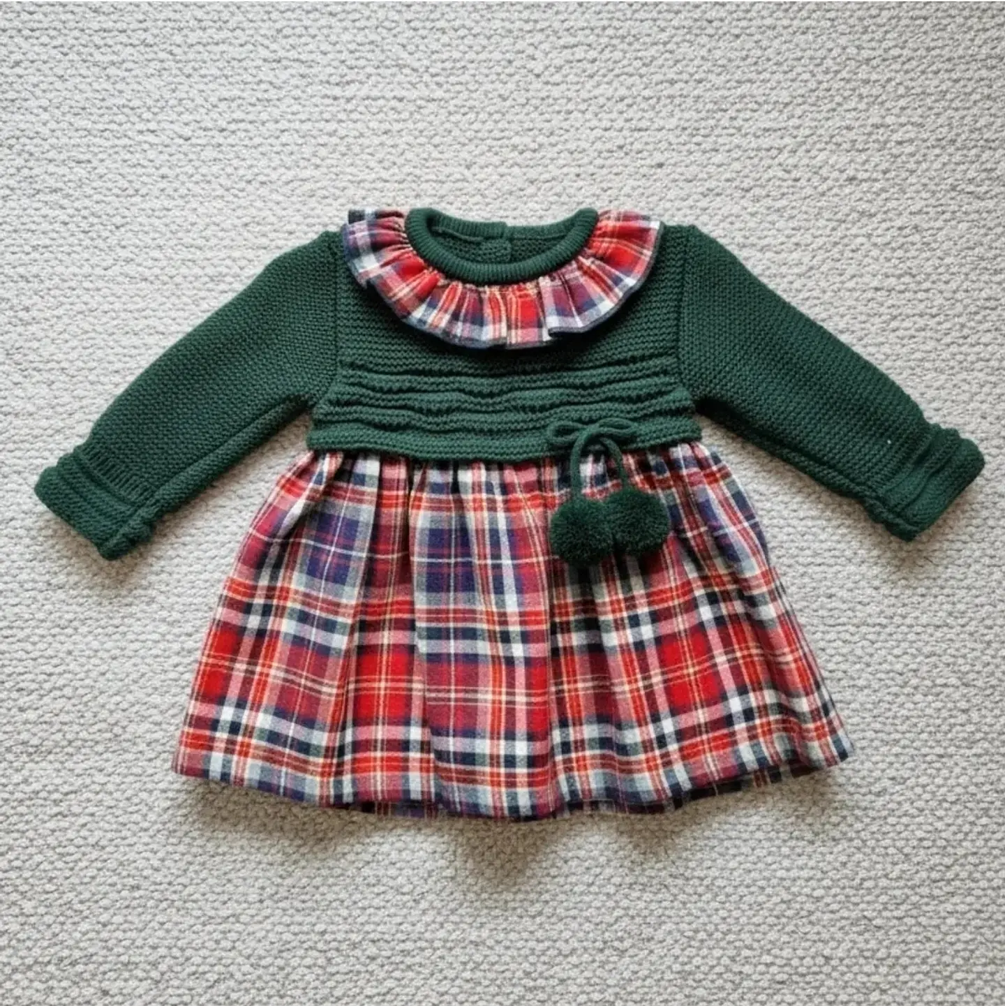 Vestido de malha e xadrez 3