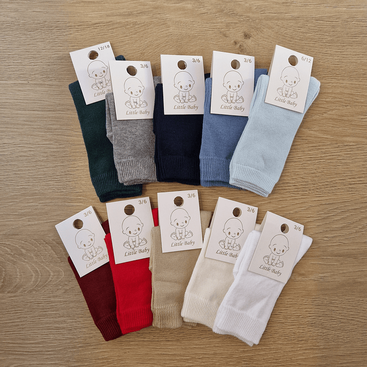 Meias pelo joelho lisas 1