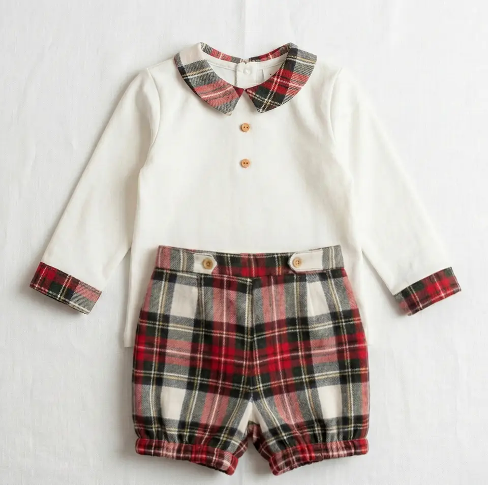Conjunto de tapa fraldas e camisa 2