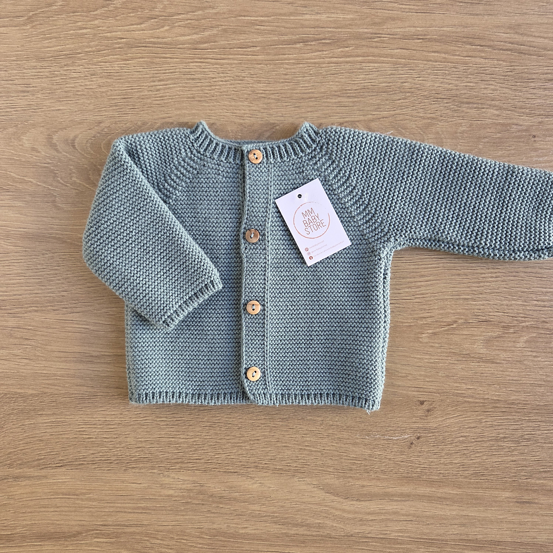 Casaco de malha liso 5