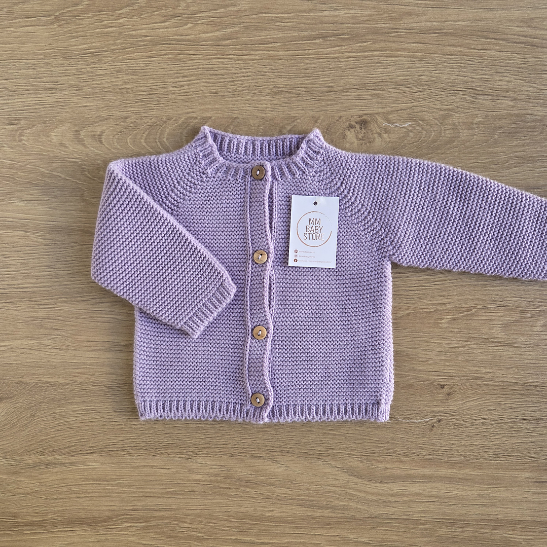 Casaco de malha liso 6