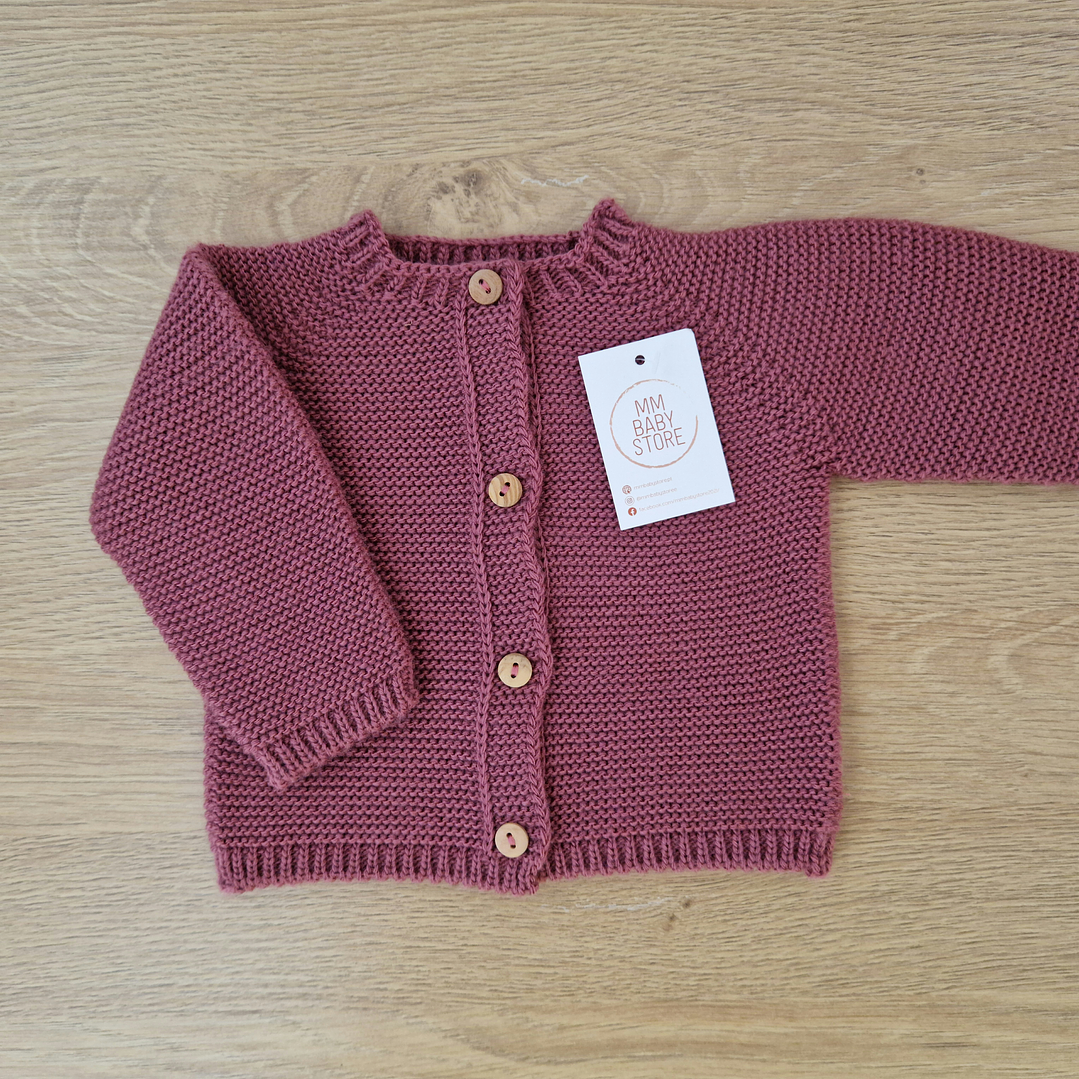 Casaco de malha liso 7