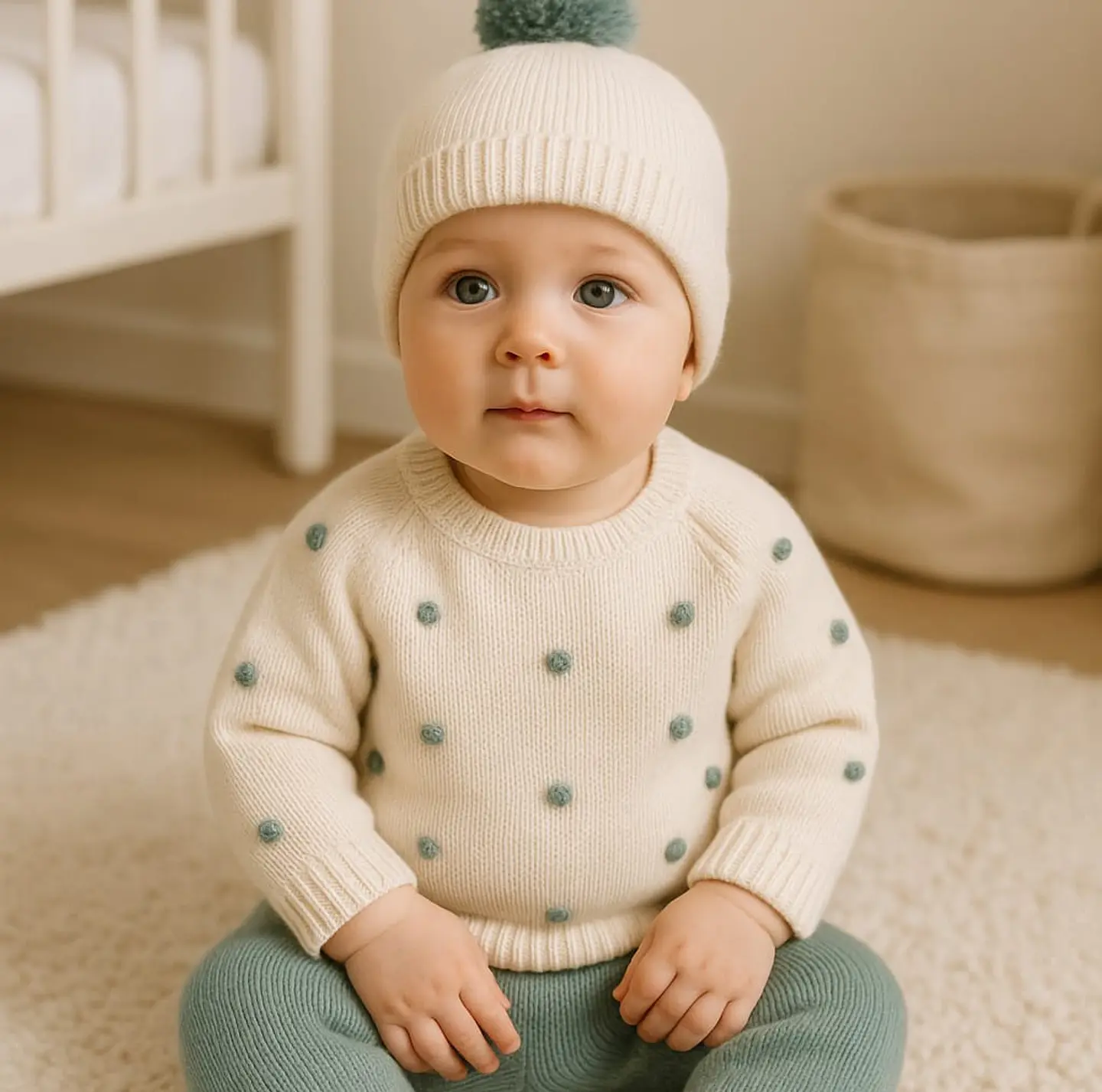 Conjunto de malha com bolinhas 1