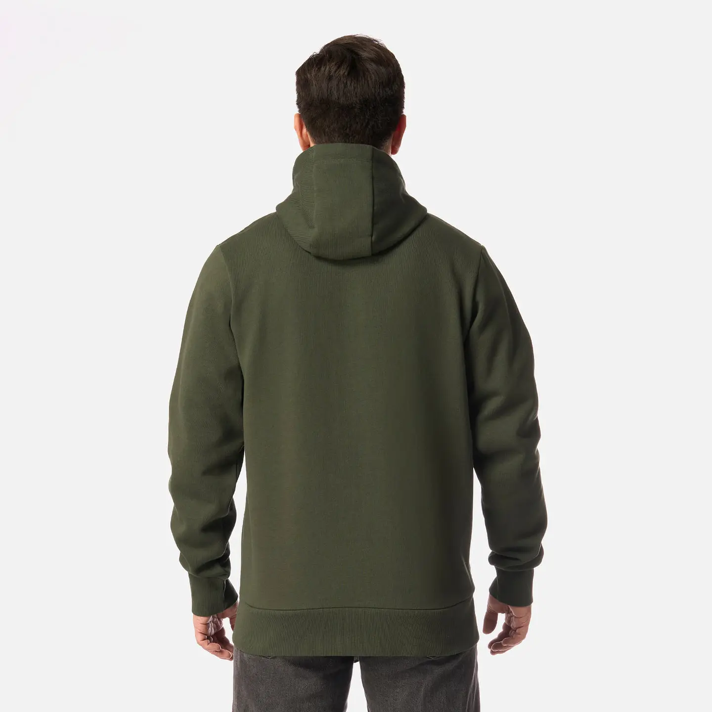 Polerón Lippi Ulmo Full Zip Hoody Sweatshirt Hombre Verde Militar 3