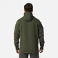 Polerón Lippi Ulmo Full Zip Hoody Sweatshirt Hombre Verde Militar - Miniatura 3
