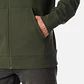 Polerón Lippi Ulmo Full Zip Hoody Sweatshirt Hombre Verde Militar - Miniatura 5