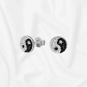 Aro ying yang con circones 