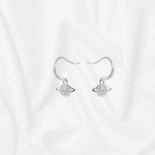 Aros saturno con circones