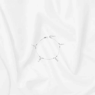 Tobillera esferas caballito de mar circones