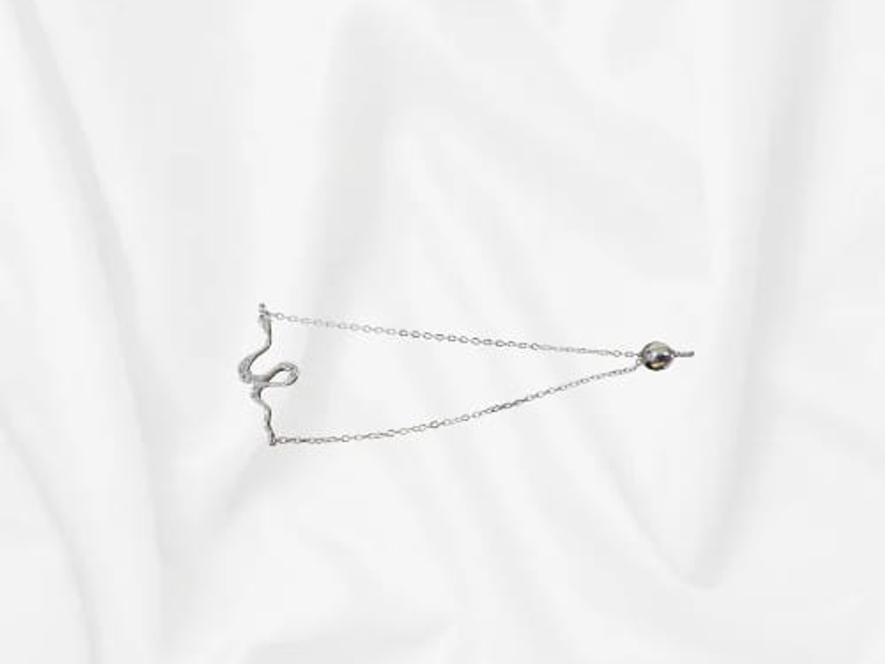 Pulsera serpiente con circones 1