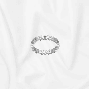 Anillo Estrellas Circones Verde Oliva 