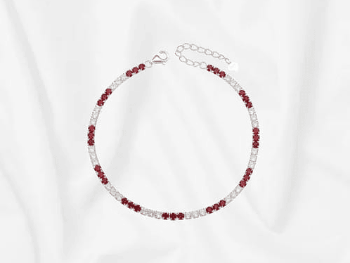 Pulsera Tenis rubí 1
