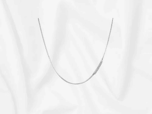 Cadena trenzada estilo espiga 1