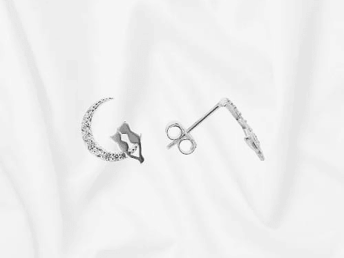 Aros media luna pareja de gatos 1