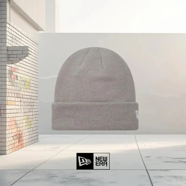 Beanie New Era Mohair Dk Grey 1