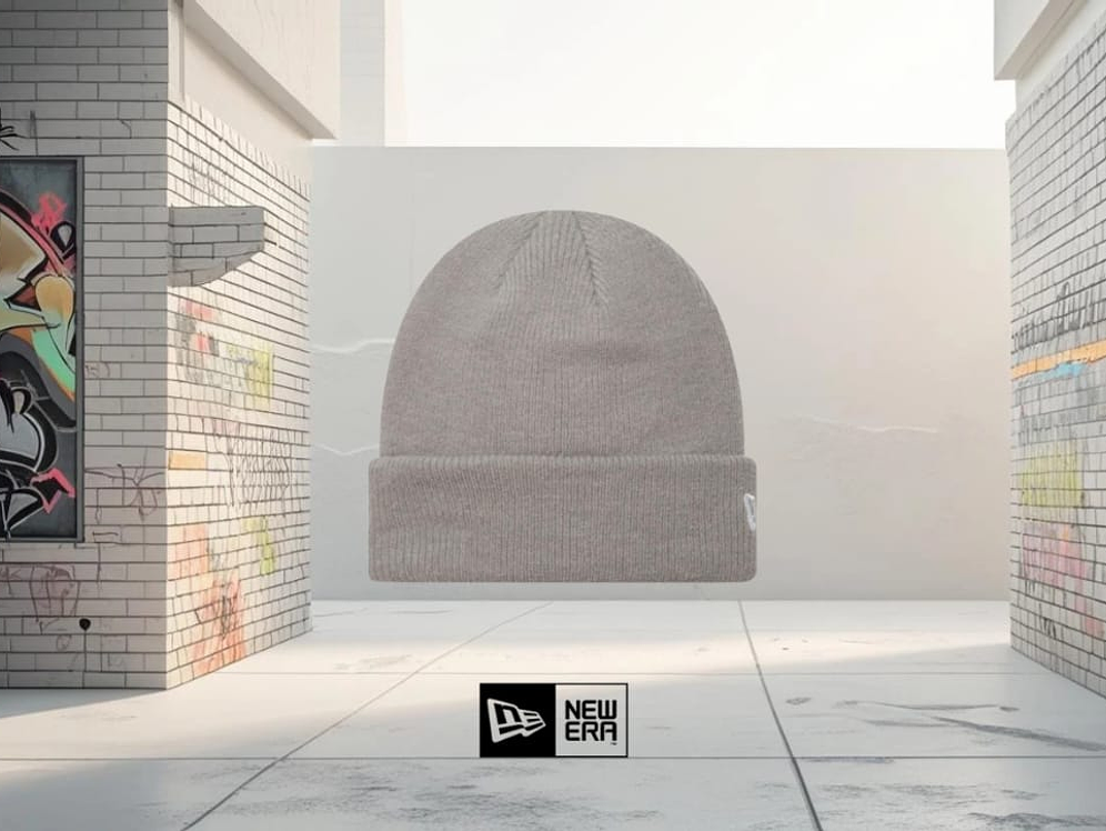 Beanie New Era Mohair Dk Grey 1