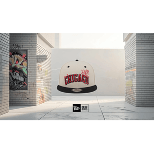 JOCKEY 9FIFTY CHICAGO BULLS NBA BEIGE