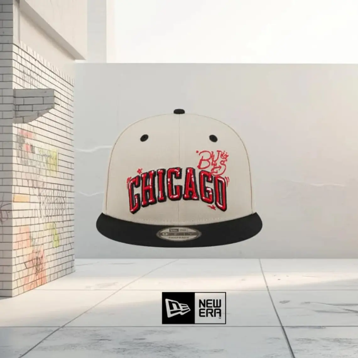 JOCKEY 9FIFTY CHICAGO BULLS NBA BEIGE 1