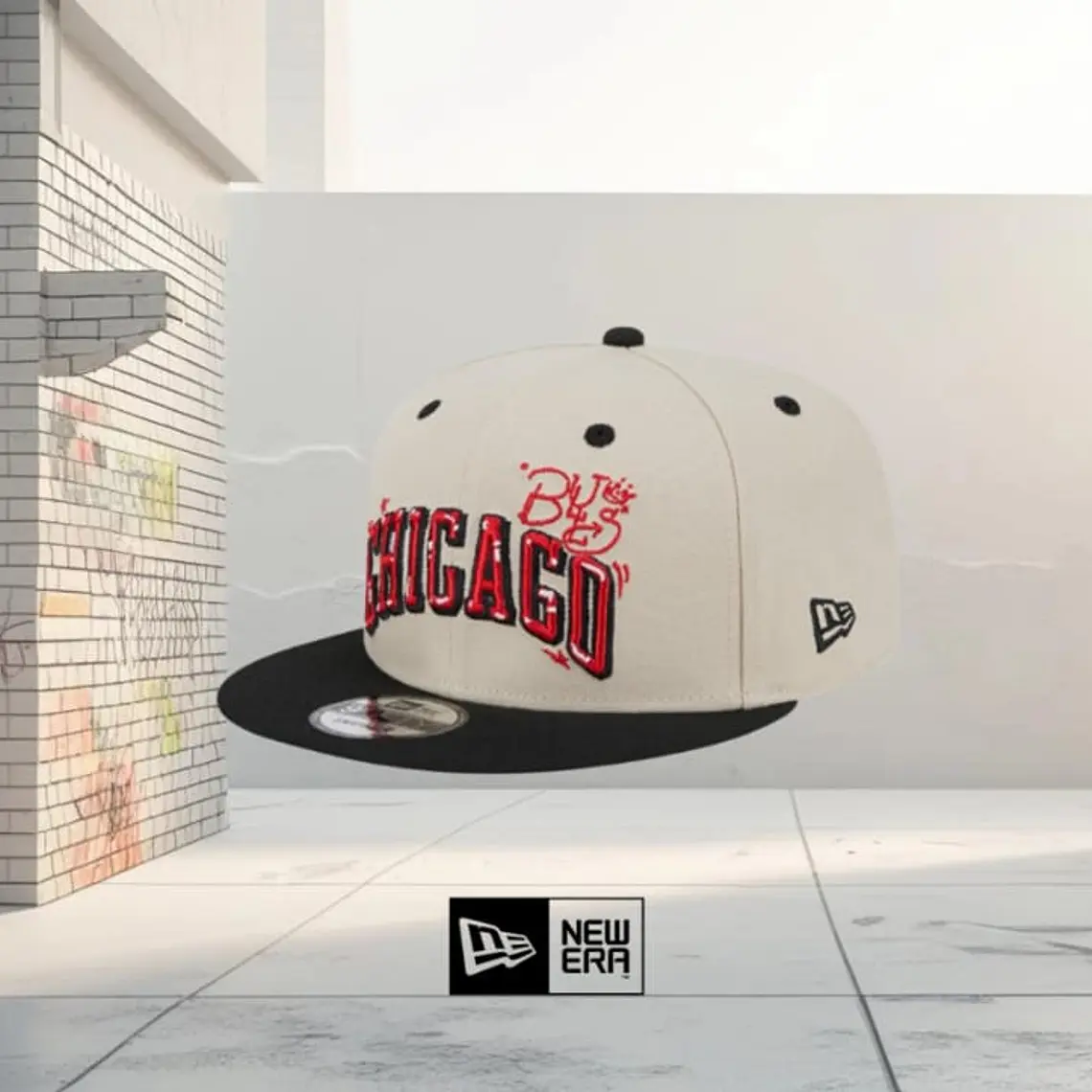 JOCKEY 9FIFTY CHICAGO BULLS NBA BEIGE 2