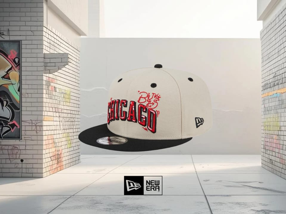 JOCKEY 9FIFTY CHICAGO BULLS NBA BEIGE 2