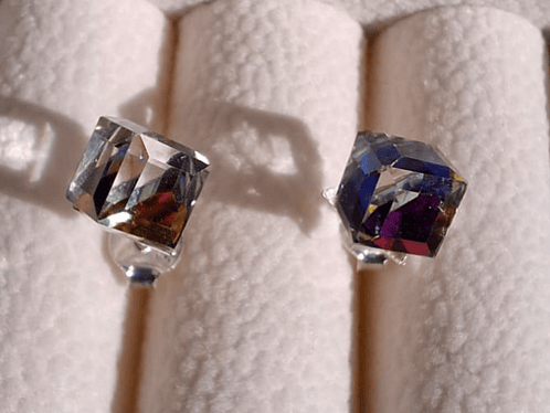 Aros Diseño Cubos de Cristal. 2