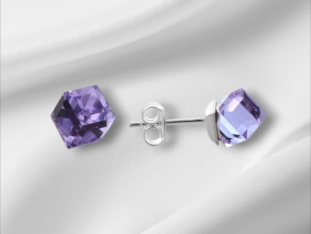 Aros Diseño Cubos de Cristal. 3