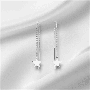 Aros Cadena con Placa de Estrellas.