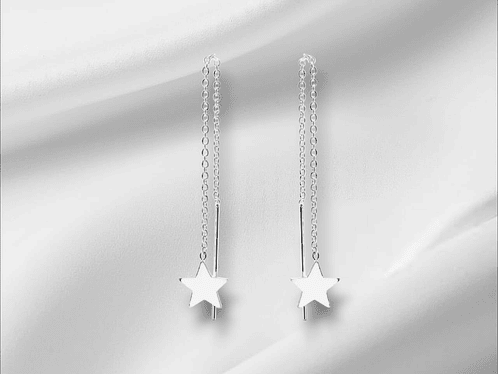 Aros Cadena con Placa de Estrellas. 1