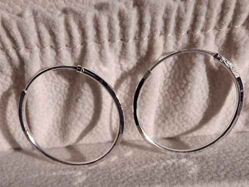 Aros Argolla Facetadas. 2