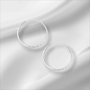 Aros Argolla Facetadas.