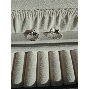 Aros Argolla Flor 18mm.