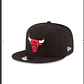 Jockey SnapBack Chicago Bulls Negro Ajustable  - Miniatura 1