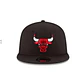 Jockey SnapBack Chicago Bulls Negro Ajustable  - Miniatura 2