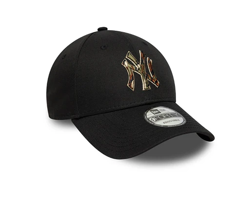 Jockey New York Yankees Leopardo Negro Ajustable 