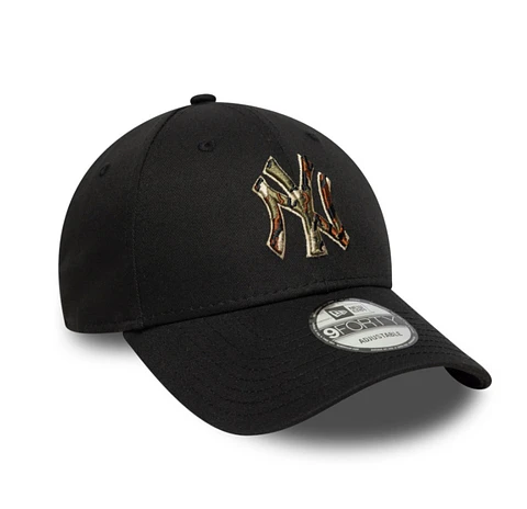 Jockey New York Yankees Leopardo Negro Ajustable 