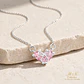 Collar  Corazon Lazo Coquette Cicones Rosa Francia  - Miniatura 1