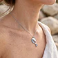 Collar Delfin Circones Agua Marina  - Miniatura 2