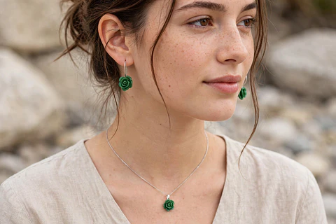 Conjunto Flor Verde