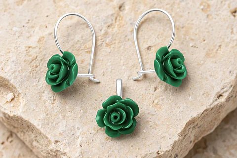 Conjunto Flor Verde