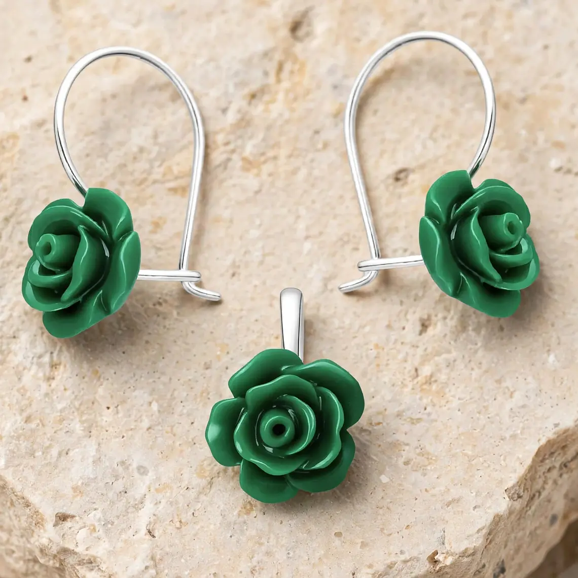 Conjunto Flor Verde 1