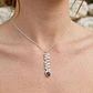 Collar dije Mamá con corazón de circon rojo - Miniatura 2