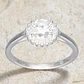 Anillo Flor Moissanita Circones Talla 16 - Miniatura 1