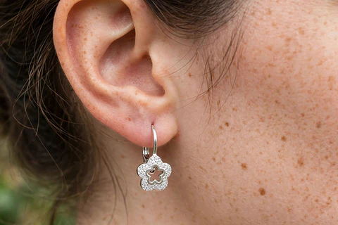 Aro Clip Flor Circones