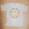 Camiseta Oversized Smile Hueso